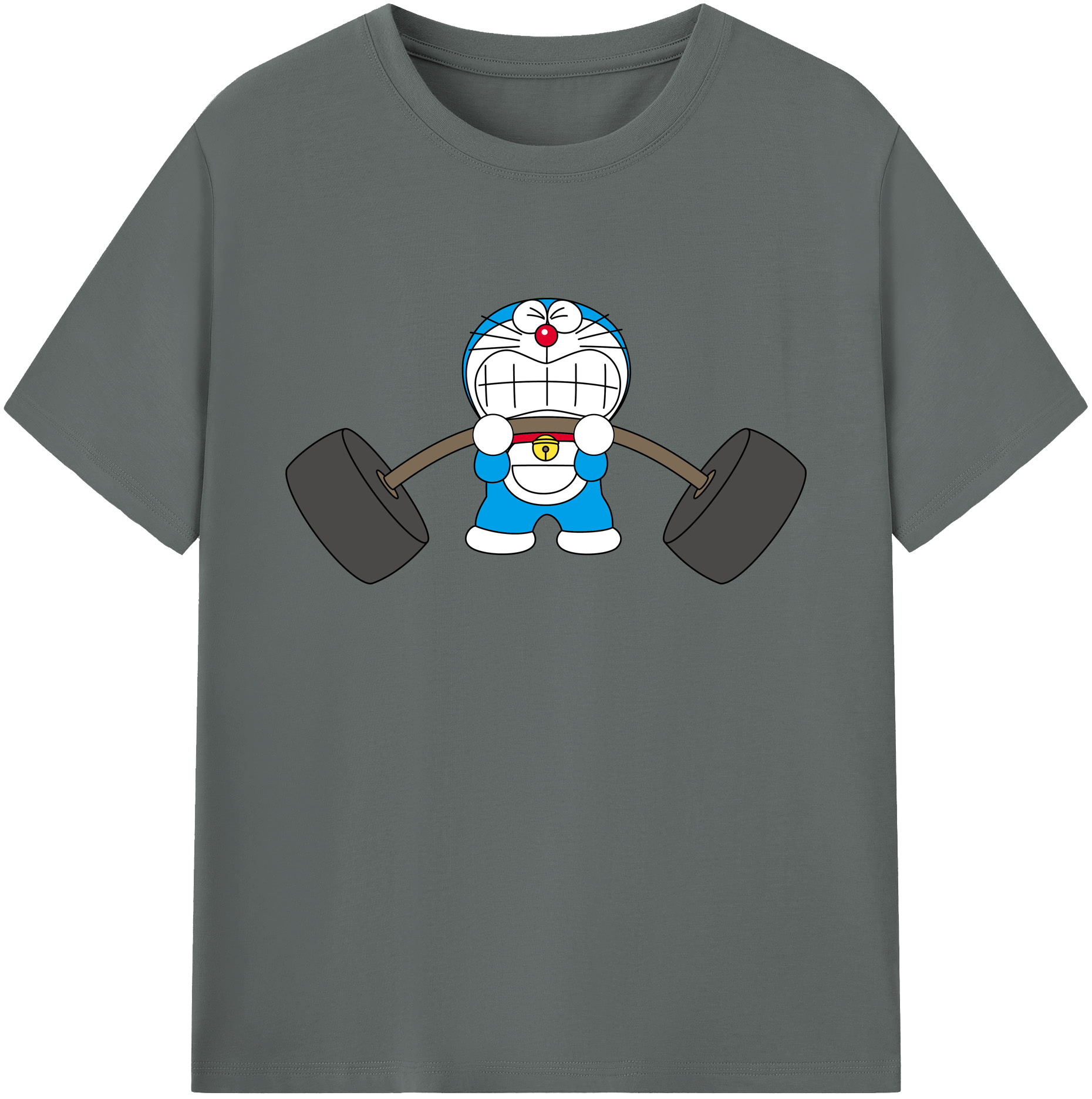 （画像用） ドラえもん Doraemon 綿100％ メンズ半袖Tシャツ｜肌触りやわらか＆通気性